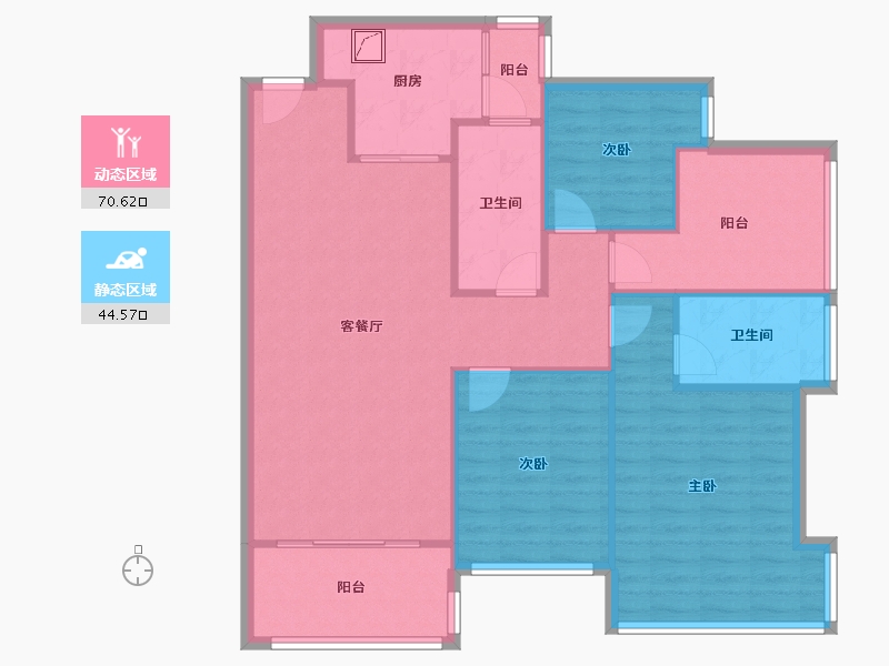 广东省-佛山市-颐安灏景湾-99.00-户型库-动静分区