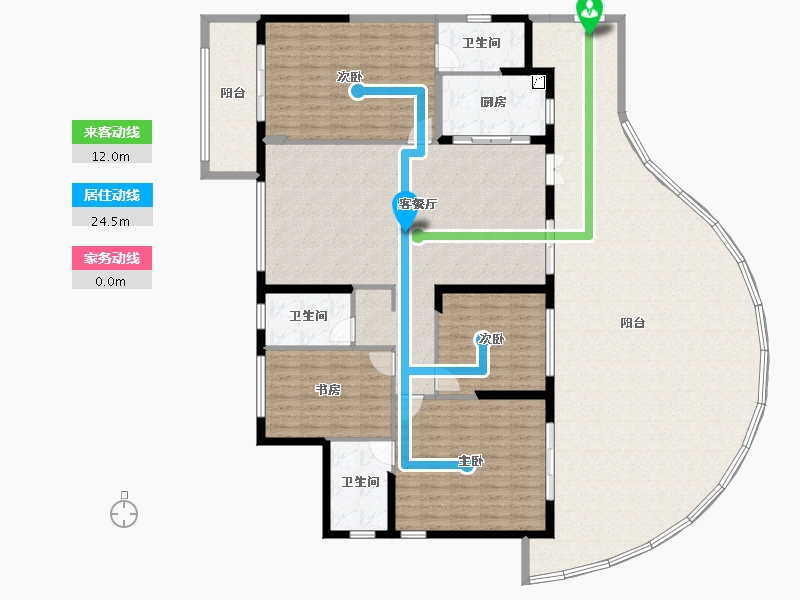 湖北省-武汉市-城投融创国博城-224.90-户型库-动静线