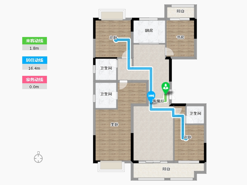 湖北省-武汉市-城投融创国博城-132.73-户型库-动静线