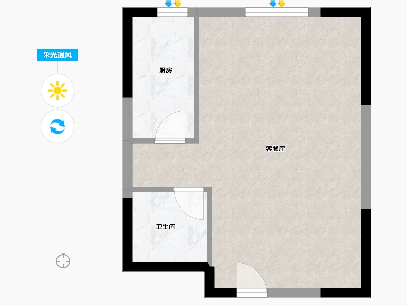 辽宁省-沈阳市-春晖尚居-39.20-户型库-采光通风