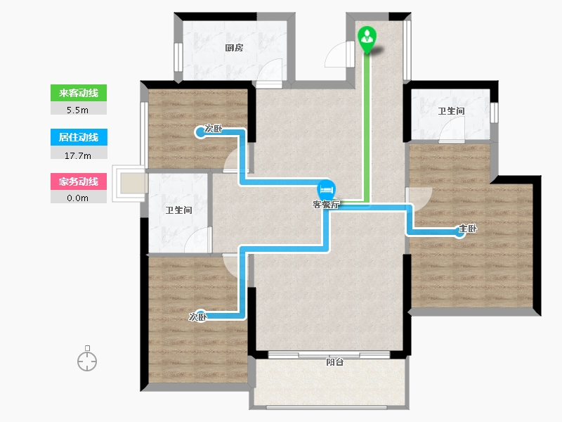 广东省-东莞市-紫云壹号-97.87-户型库-动静线