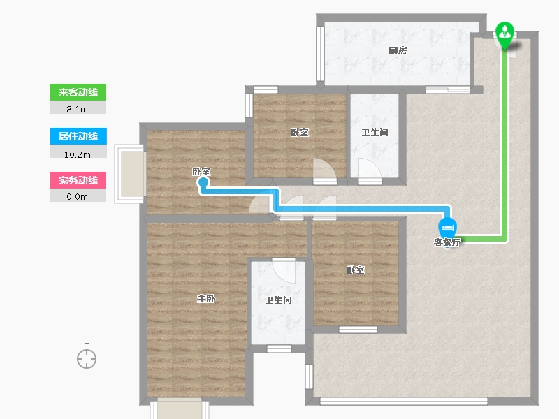 贵州省-黔西南布依族苗族自治州-鑫凯桔山湖-130.00-户型库-动静线