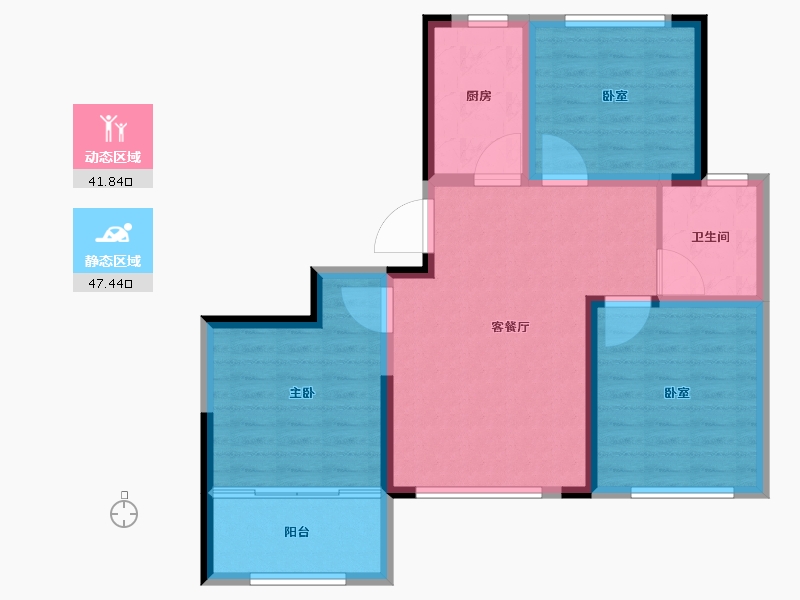 山东省-潍坊市-创投·潍州金谷-80.00-户型库-动静分区