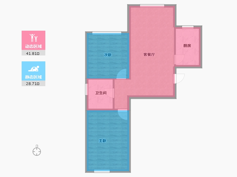 山东省-烟台市-石药健康城-63.30-户型库-动静分区