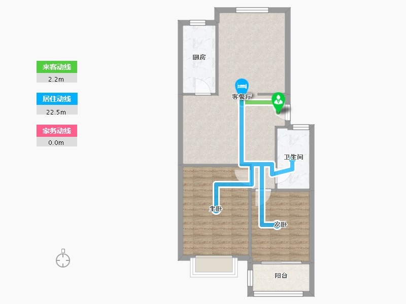 河南省-开封市-晋开御景湾-75.00-户型库-动静线