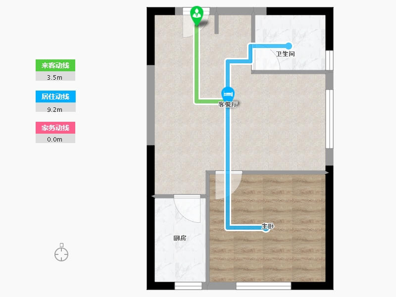 辽宁省-沈阳市-春晖尚居-48.80-户型库-动静线