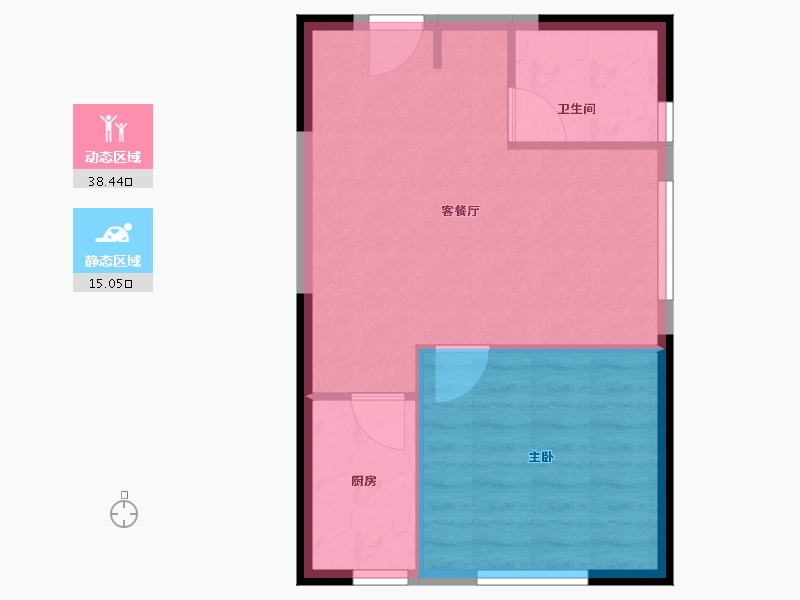 辽宁省-沈阳市-春晖尚居-48.80-户型库-动静分区