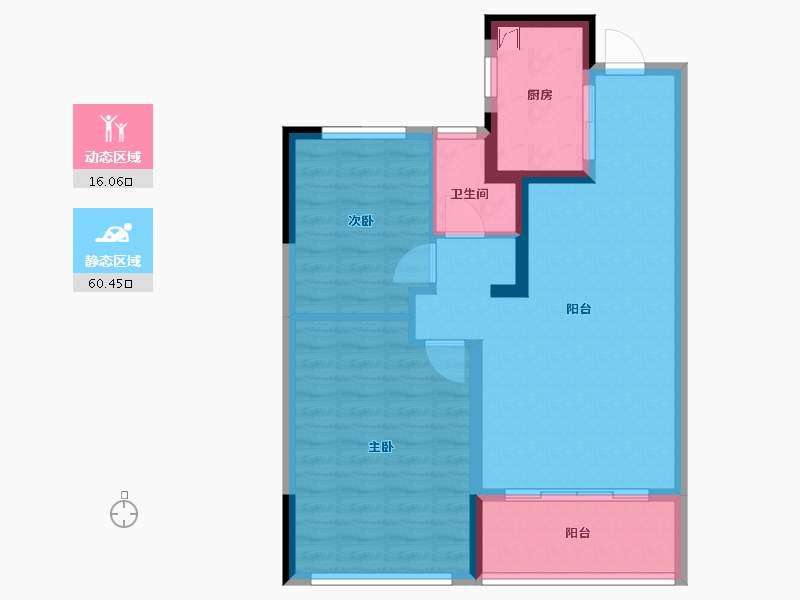 湖北省-武汉市-枫华国际-68.00-户型库-动静分区