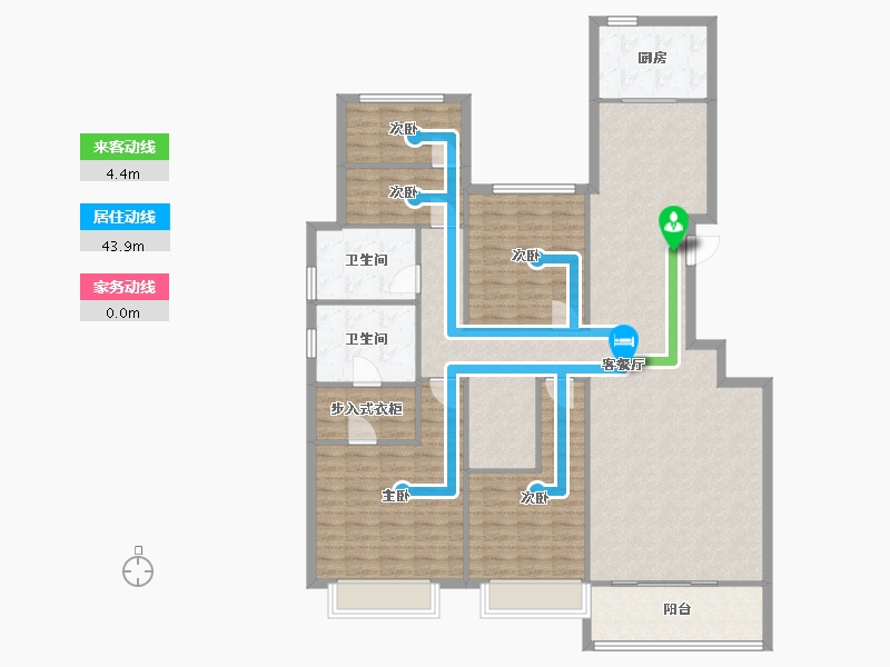 陕西省-西安市-龙记玖玺-150.00-户型库-动静线