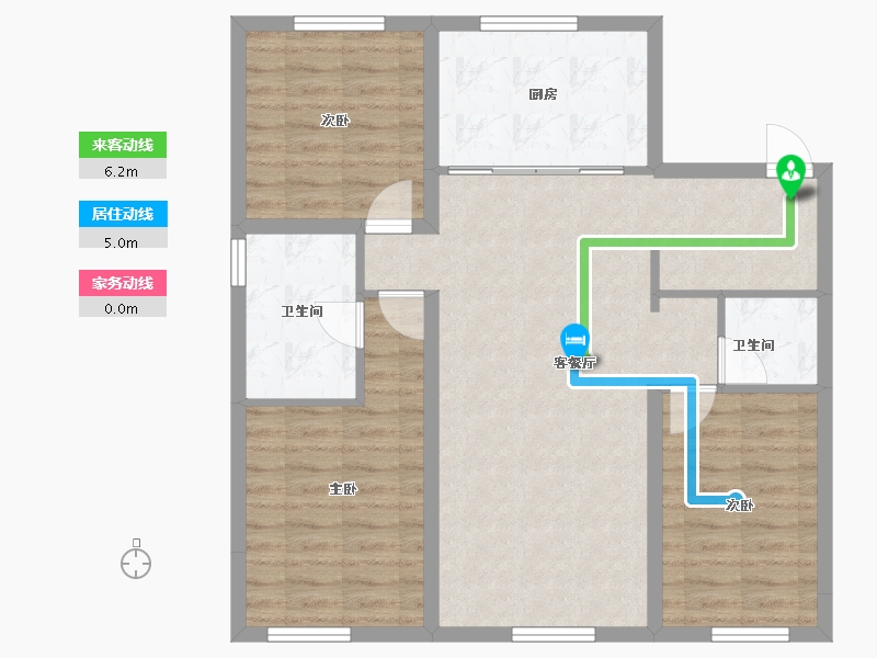 辽宁省-沈阳市-汇置尚郡-87.03-户型库-动静线