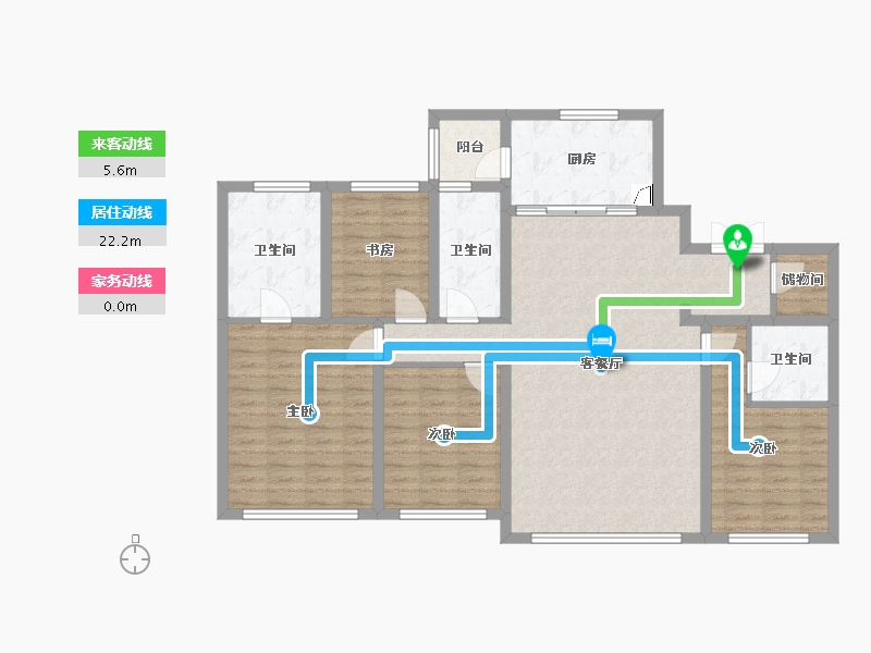 辽宁省-沈阳市-新希望·锦麟誉-120.04-户型库-动静线