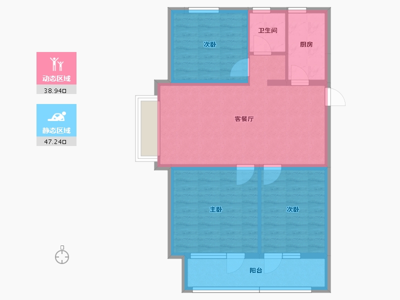 山东省-烟台市-石药健康城-77.04-户型库-动静分区