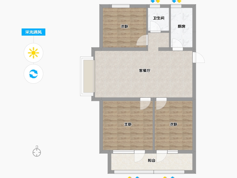 山东省-烟台市-石药健康城-77.04-户型库-采光通风