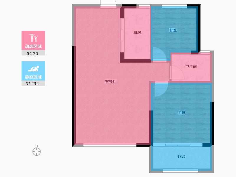 山东省-潍坊市-创投·潍州金谷-76.00-户型库-动静分区