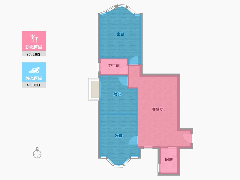 广东省-广州市-百好居-75.00-户型库-动静分区