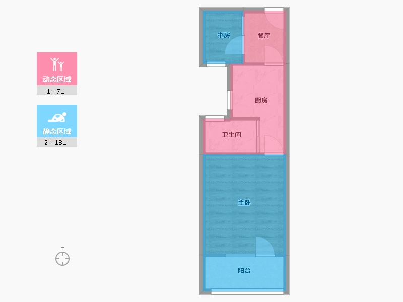 上海-上海市-内江路384弄小区-50.00-户型库-动静分区