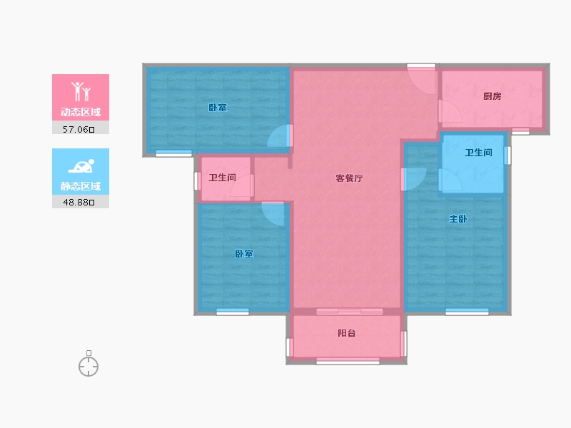 湖北省-武汉市-正商书香华府-95.01-户型库-动静分区