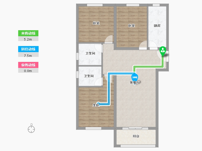 湖北省-武汉市-正商书香华府-97.03-户型库-动静线