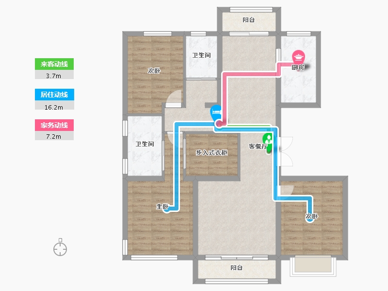 河北省-保定市-尧都瑞府-108.38-户型库-动静线