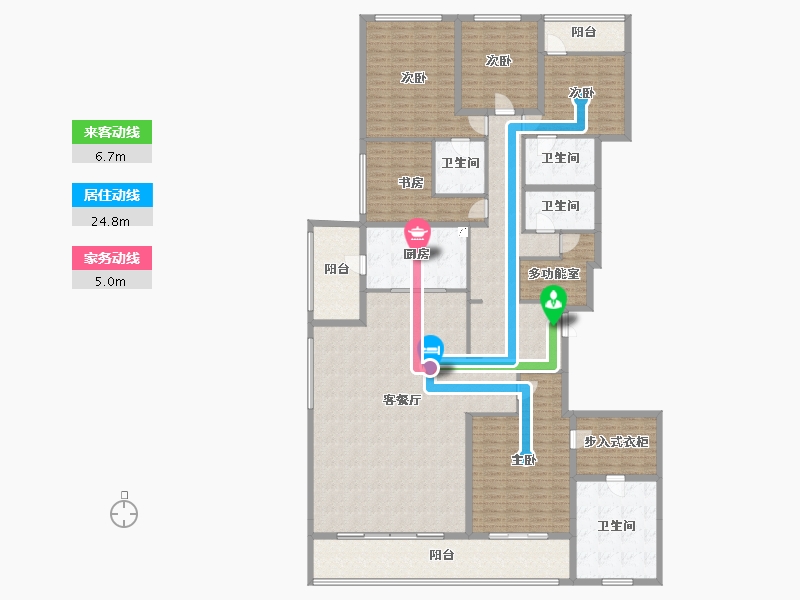 湖北省-武汉市-联投中心-249.12-户型库-动静线