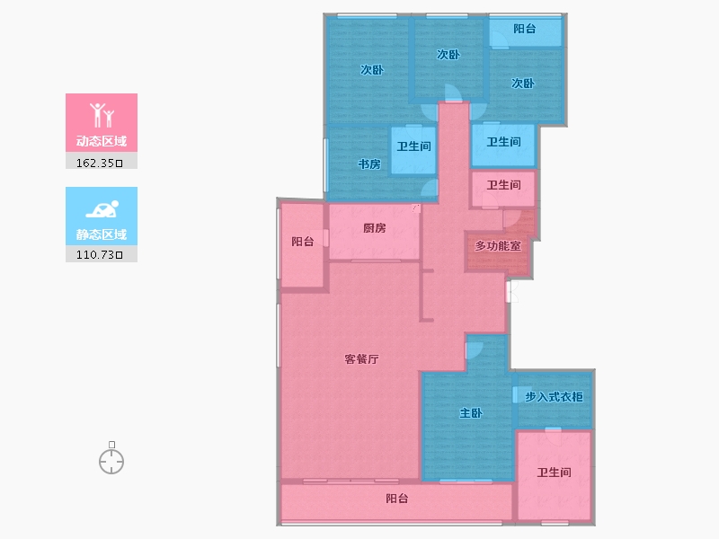 湖北省-武汉市-联投中心-249.12-户型库-动静分区