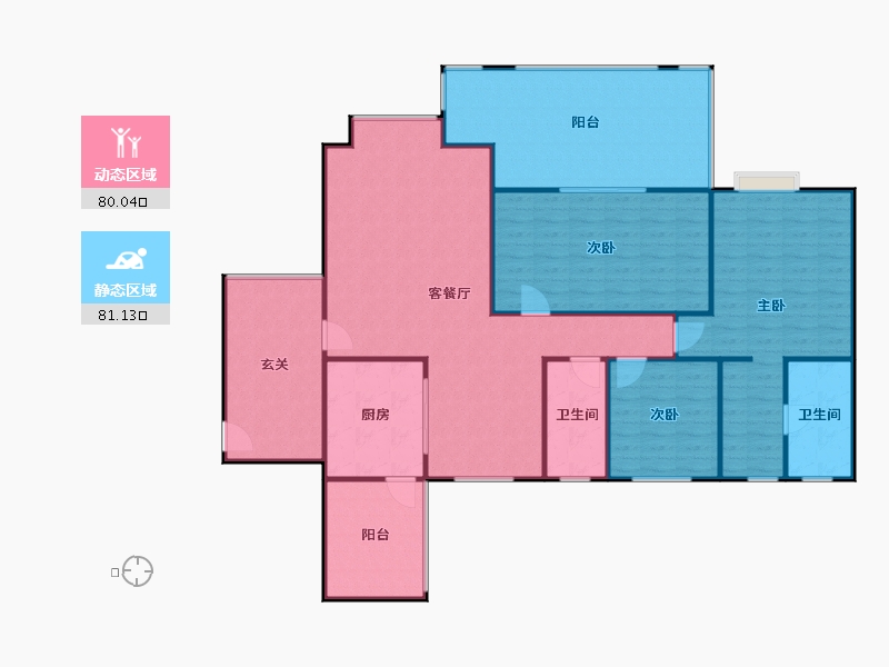 四川省-成都市-保利心语花园-二期-143.94-户型库-动静分区