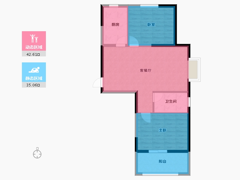 河北省-邢台市-福麟小镇-70.00-户型库-动静分区