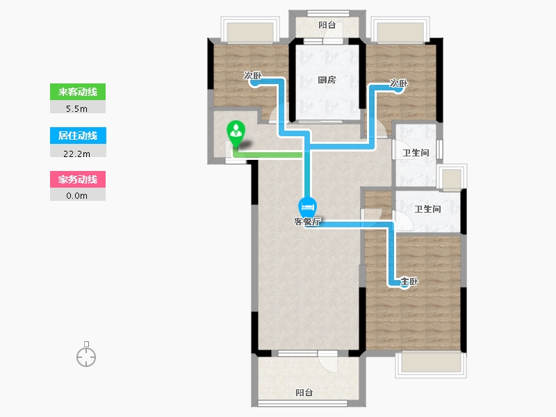 湖北省-武汉市-奥山首府-99.05-户型库-动静线