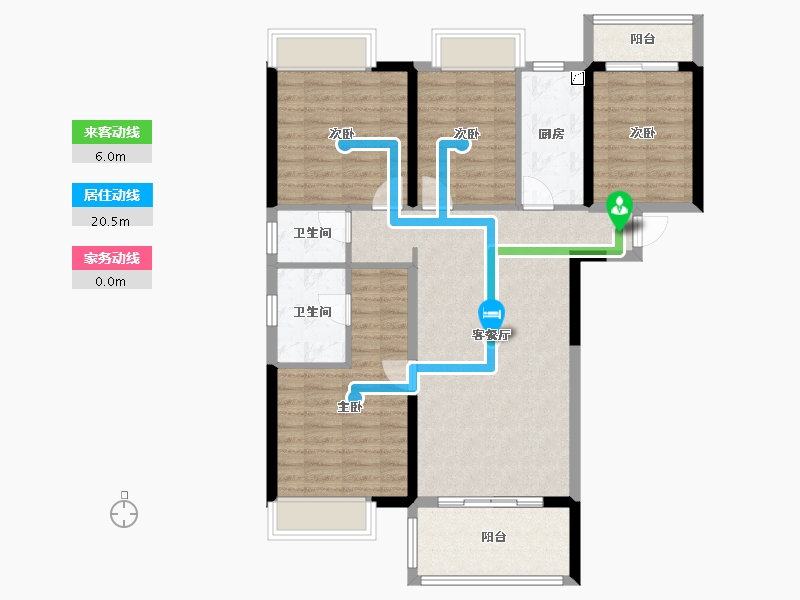 湖北省-武汉市-银丰苑-99.53-户型库-动静线