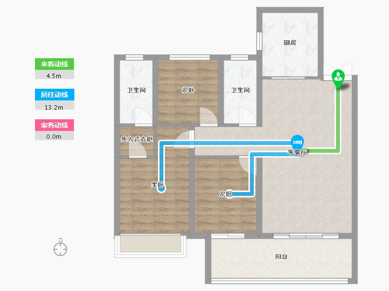 湖南省-衡阳市-博雅东方-108.00-户型库-动静线