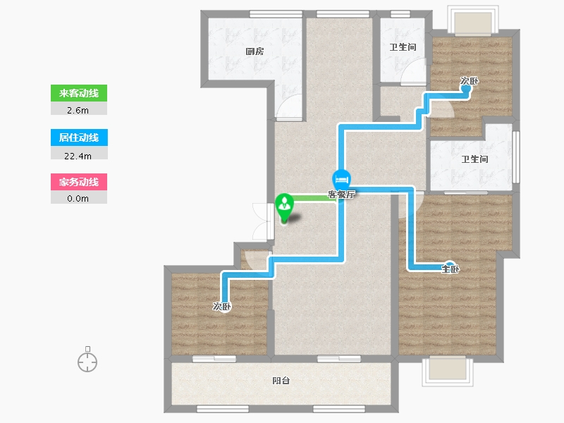 江苏省-苏州市-九龙仓逅湾雅苑​-114.66-户型库-动静线