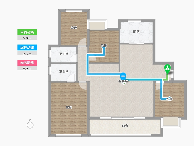 福建省-厦门市-中海国贸上城-116.49-户型库-动静线