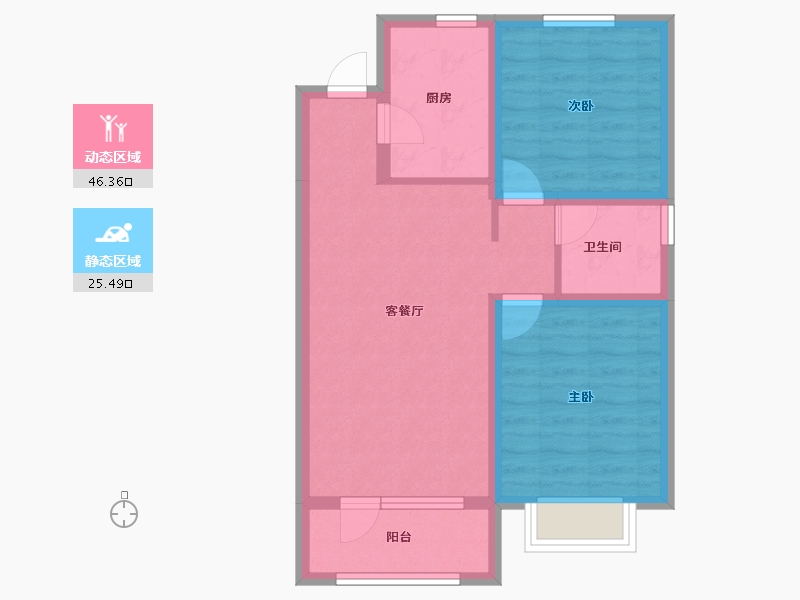 天津-天津市-东昊·骏璟学府-63.50-户型库-动静分区