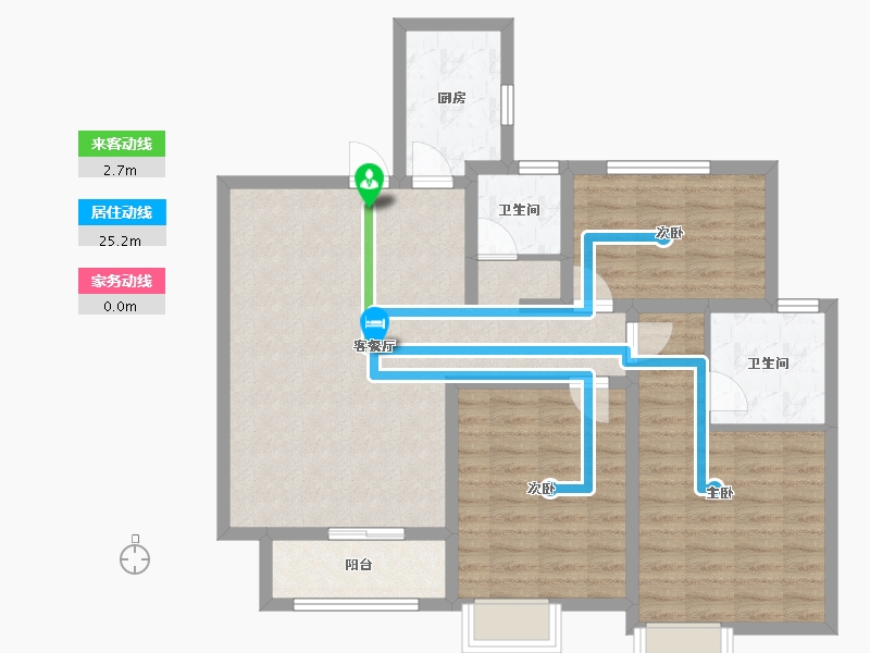 河北省-保定市-茂宏龙玺府-95.00-户型库-动静线