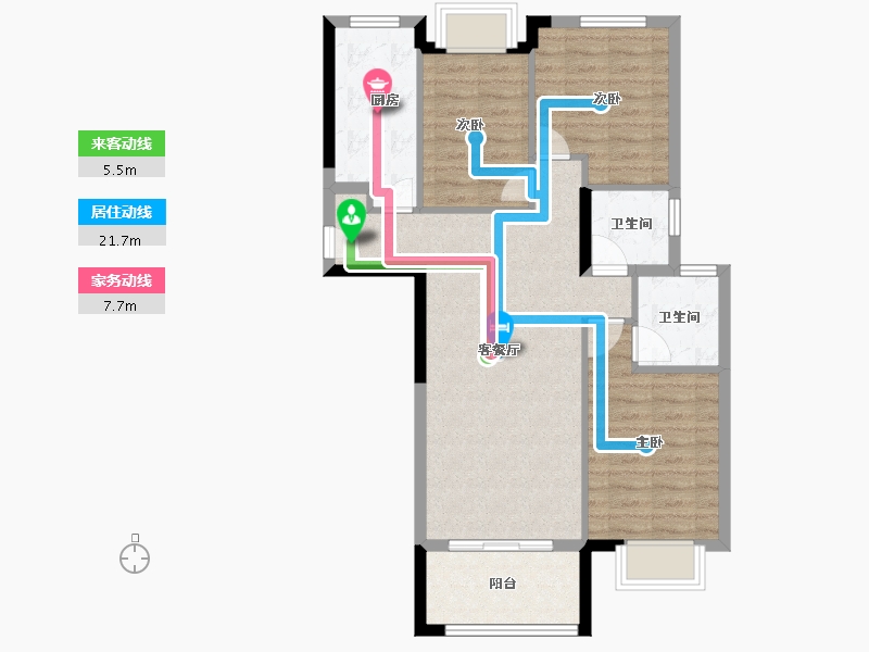 福建省-厦门市-国贸学原-78.40-户型库-动静线