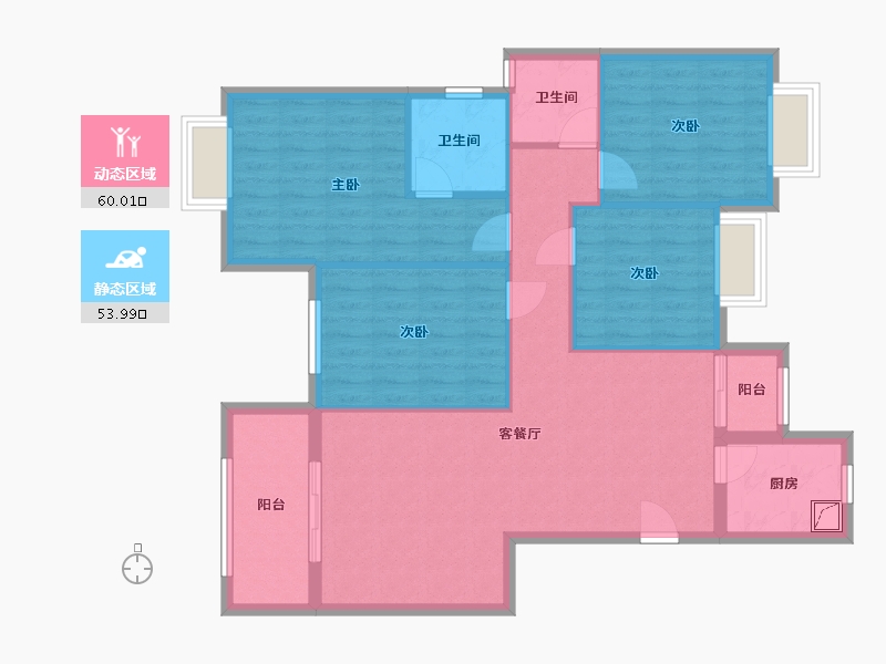 北京-北京市-sdgfda-100.00-户型库-动静分区