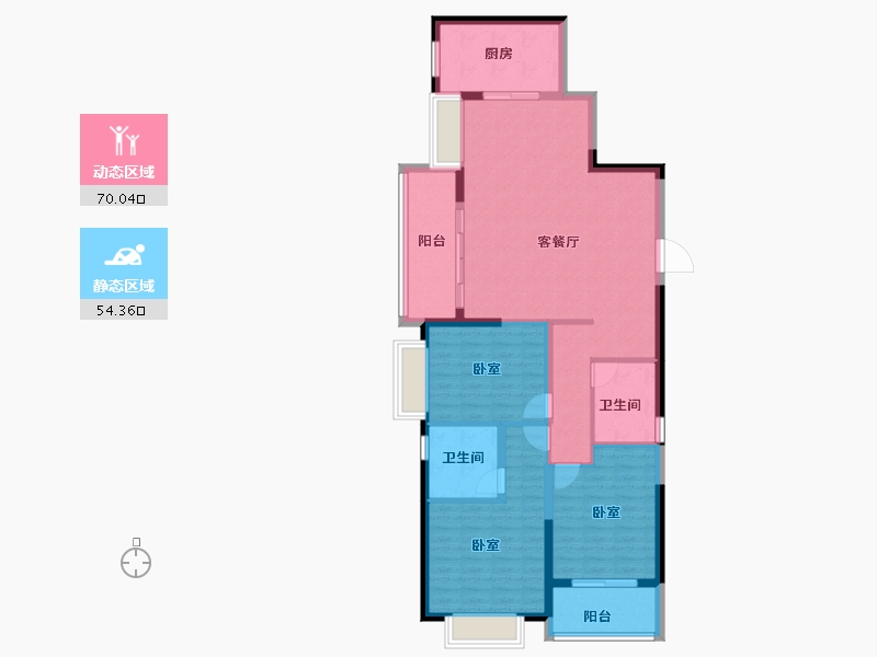 湖北省-武汉市-顶琇国际城-112.67-户型库-动静分区