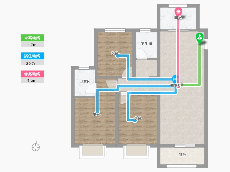 山西省-太原市-纳丹堡-78.91-户型库-动静线