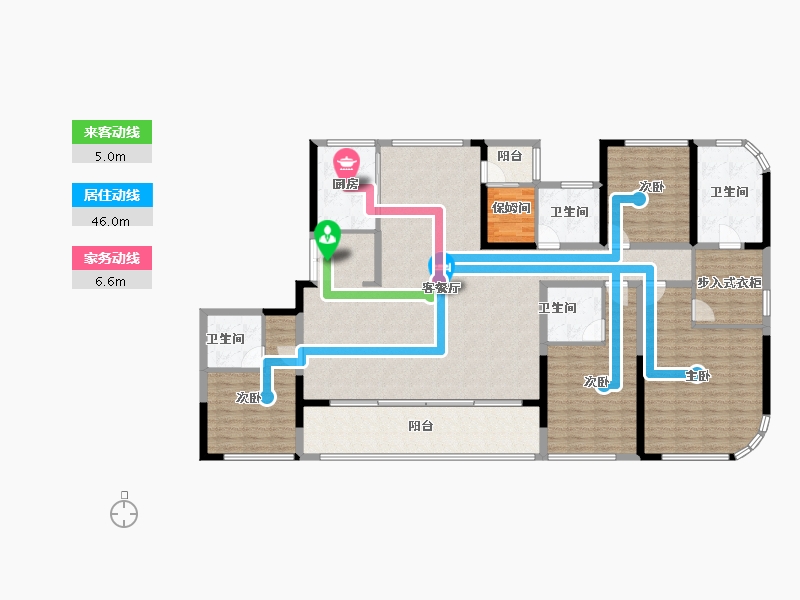 浙江省-温州市-瑞安紫金堡-182.61-户型库-动静线