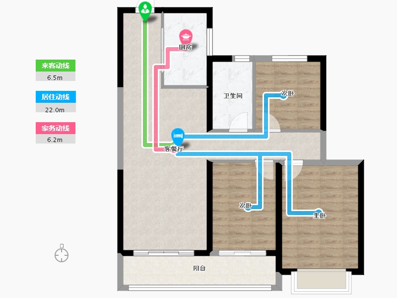 湖北省-武汉市-城投融创国博城-88.18-户型库-动静线