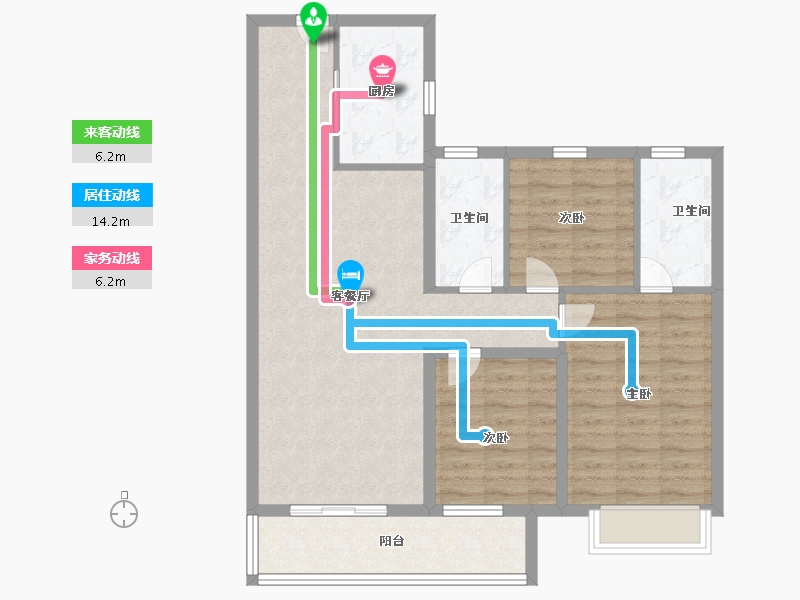 湖北省-武汉市-江印-91.50-户型库-动静线