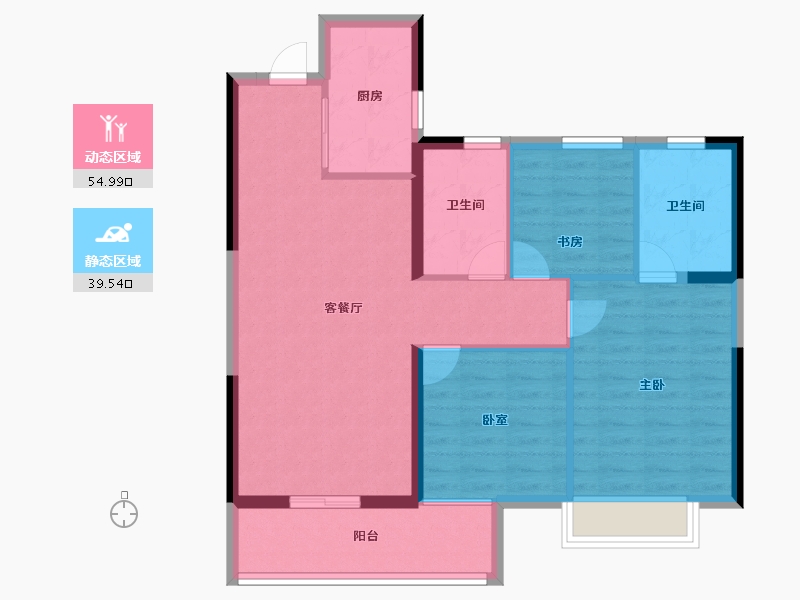 湖北省-武汉市-江印-85.12-户型库-动静分区