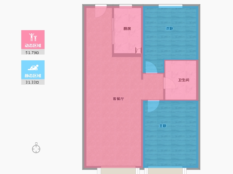 天津-天津市-新城和兴府-75.13-户型库-动静分区