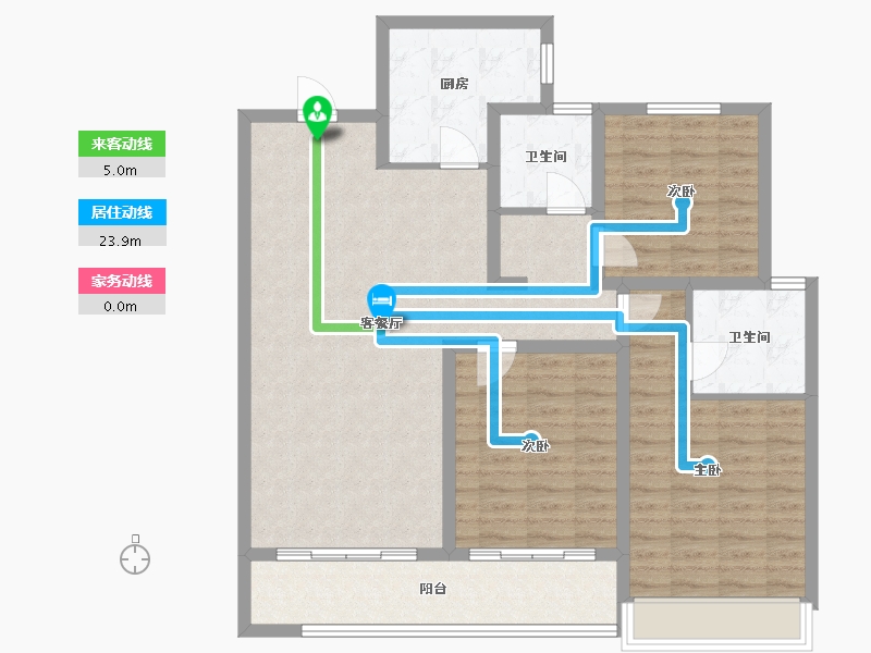 山东省-潍坊市-上城国际-109.00-户型库-动静线