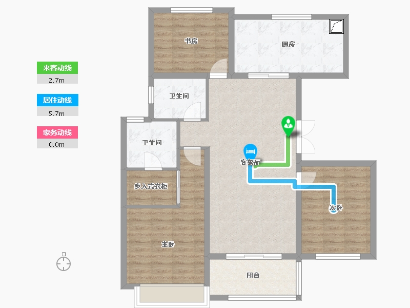 江苏省-南京市-金隅紫京叠院-100.00-户型库-动静线