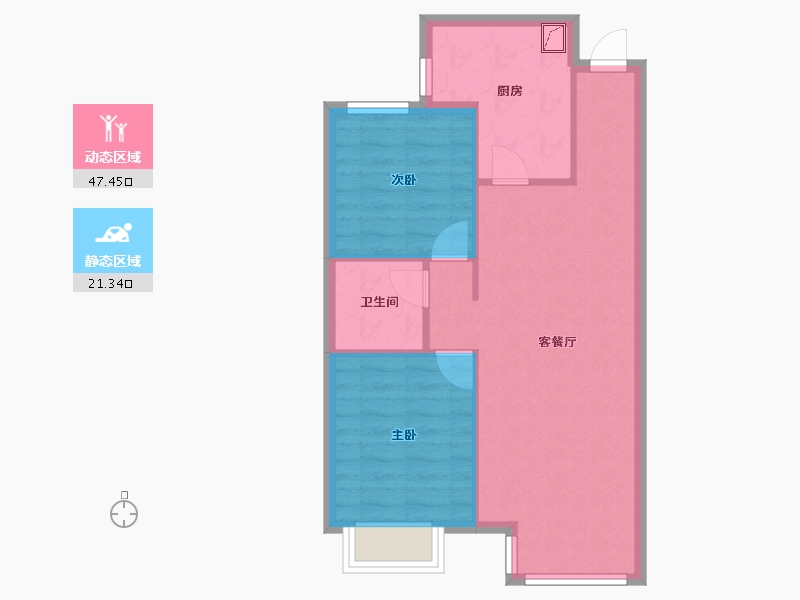 天津-天津市-富力又—城-62.09-户型库-动静分区