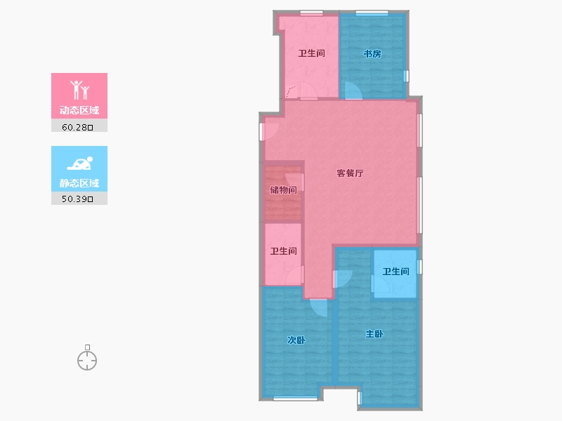 天津-天津市-富力又—城-99.90-户型库-动静分区