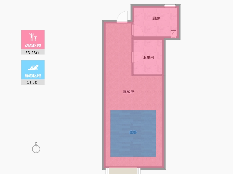 天津-天津市-新城和兴府-47.96-户型库-动静分区