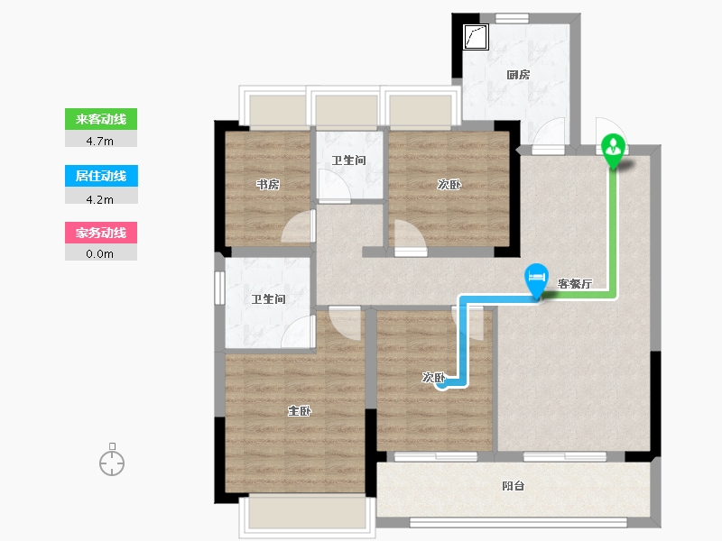 江苏省-南京市-望江悦府-92.01-户型库-动静线