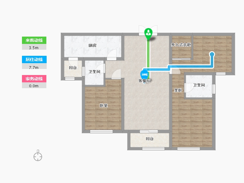 河北省-石家庄市-国仕山-101.00-户型库-动静线